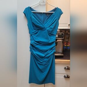 Elegant Teal Women's Dress